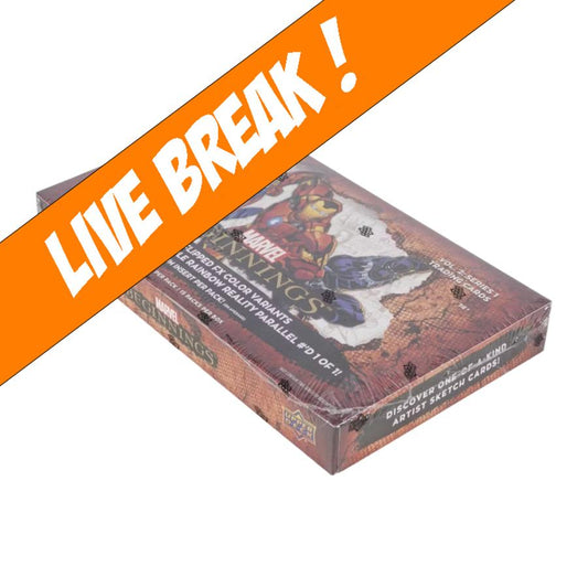 [ Live Break ] Marvel Comics - Beginnings Trading Cards (Display of 15)