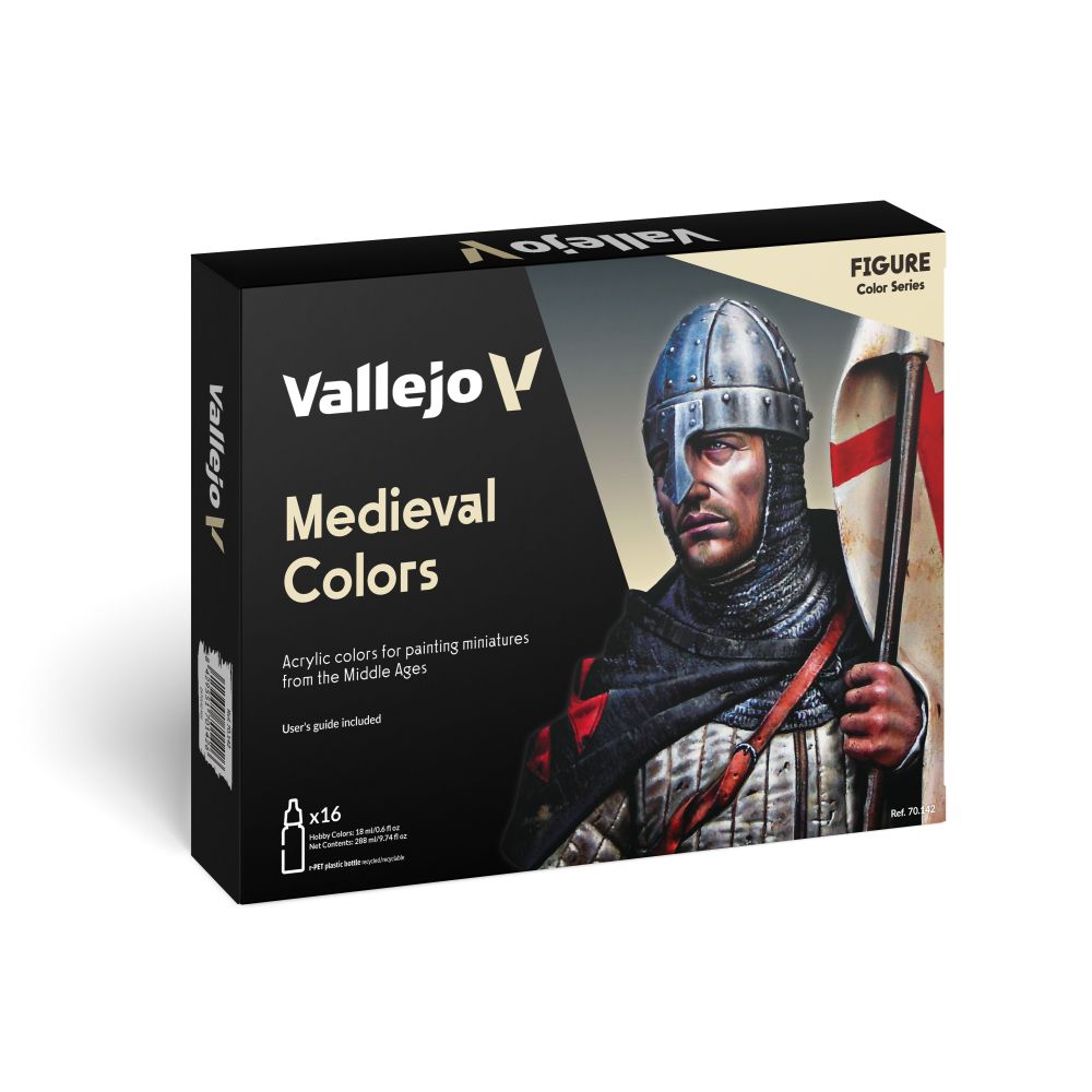 Vallejo - Model Colour - Medieval Colors  Figure 16 Colour Set