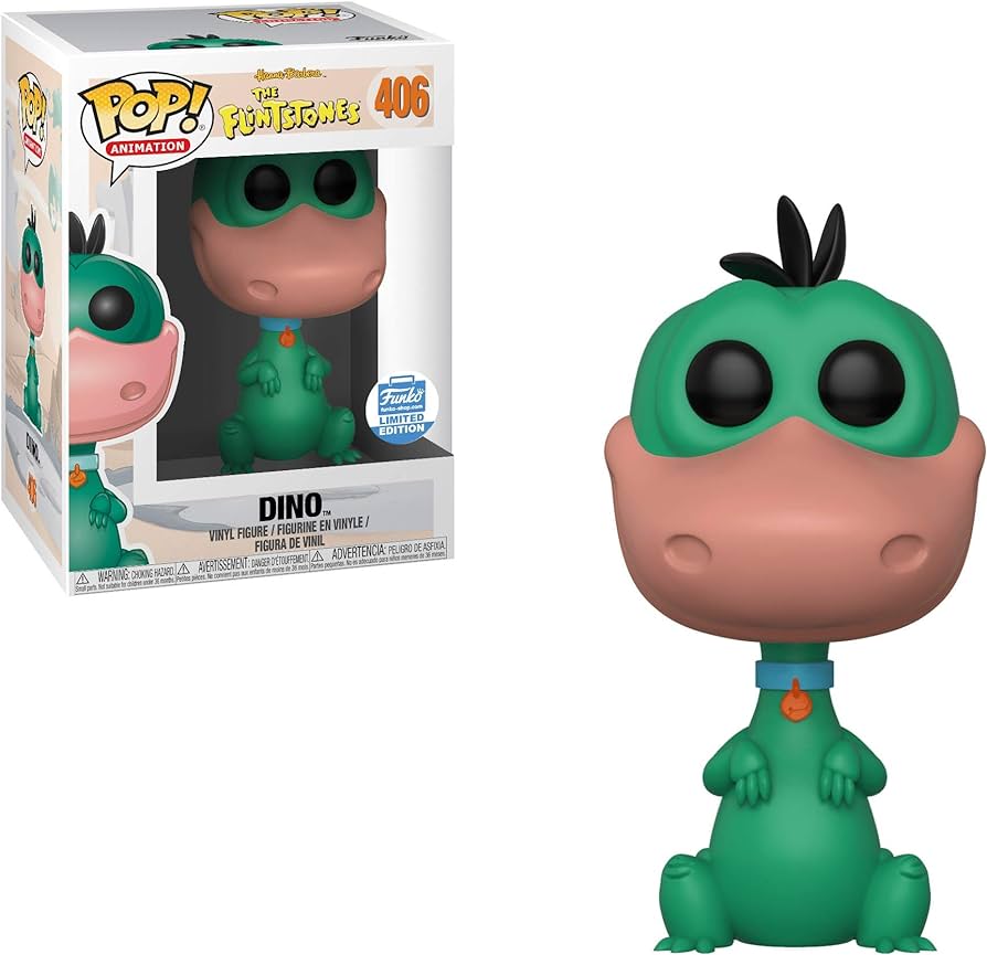 The Flintstones - Dino (Green) Funko Shop Exclusive Pop Vinyl #406