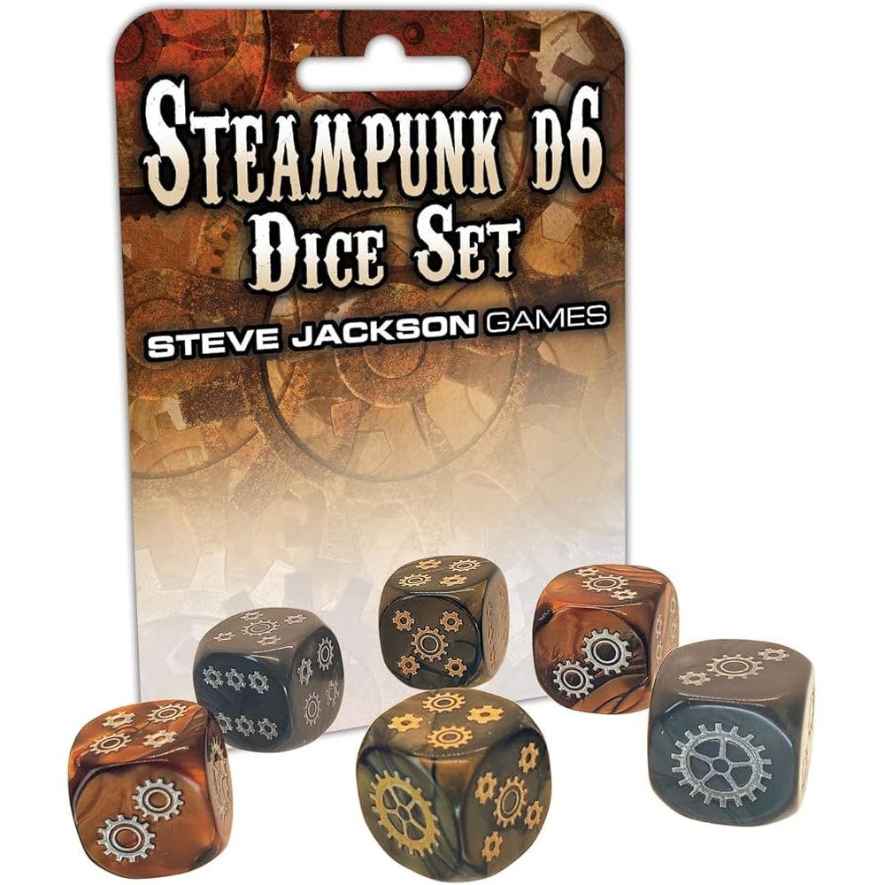 Steampunk D6 Dice Set