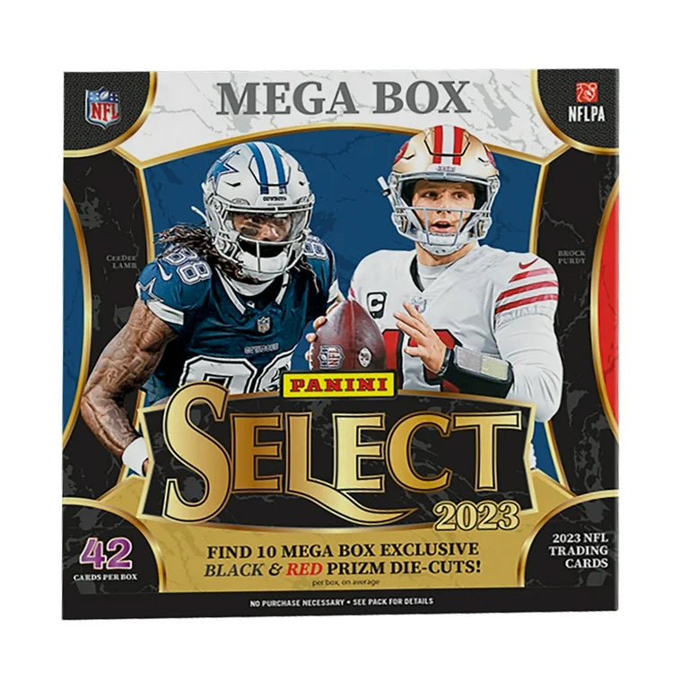 2023 Panini Select Football Trading Cards Mega Box