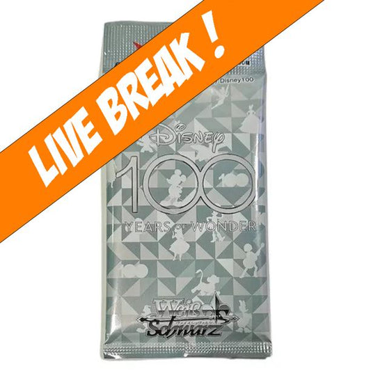 [ Live Break ] Weiss Schwarz - Disney 100 Years Of Wonder Booster Pack Japanese