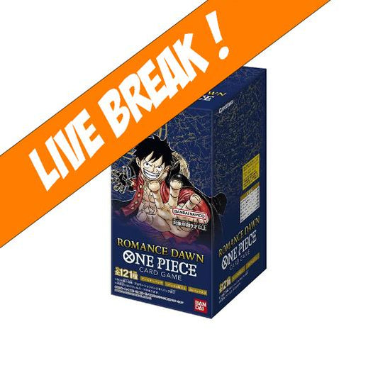 [ Live Break ] One Piece Card Game - Romance Dawn OP-01 Booster Box (Japanese)