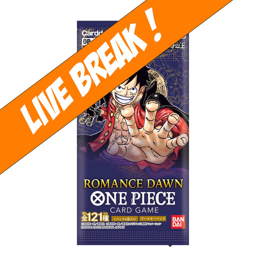 [ Live Break ] One Piece Card Game - Romance Dawn OP-01 Booster Pack (Japanese)