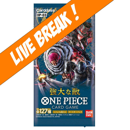 [ Live Break ] One Piece Card Game - Pillars of Strength OP-03 Booster Pack (Japanese)