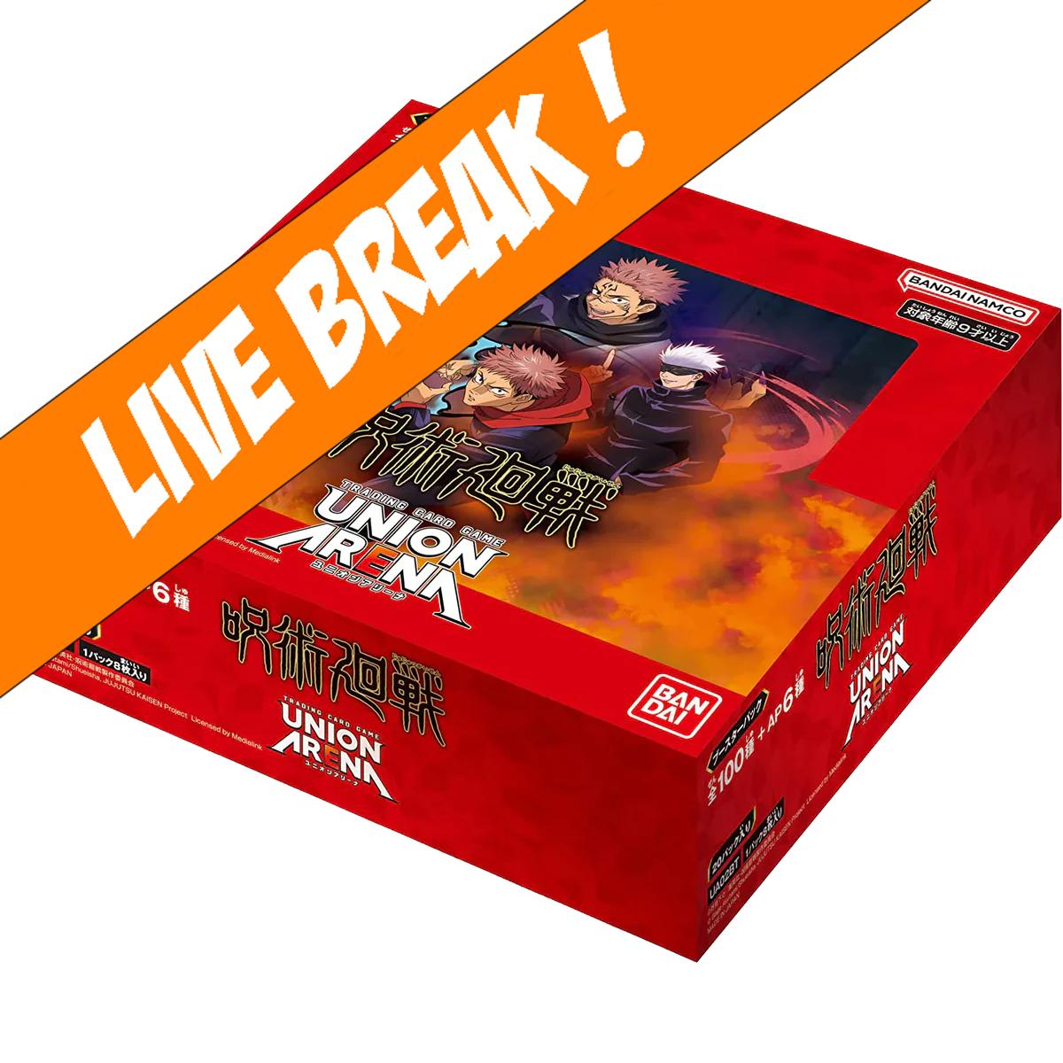 [ Live Break ] Union Arena - Jujutsu Kaisen TCG UA02BT (Japanese) –  Booster Box