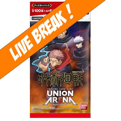 [ Live Break ] Union Arena - Jujutsu Kaisen UA02BT (Japanese) Booster Pack