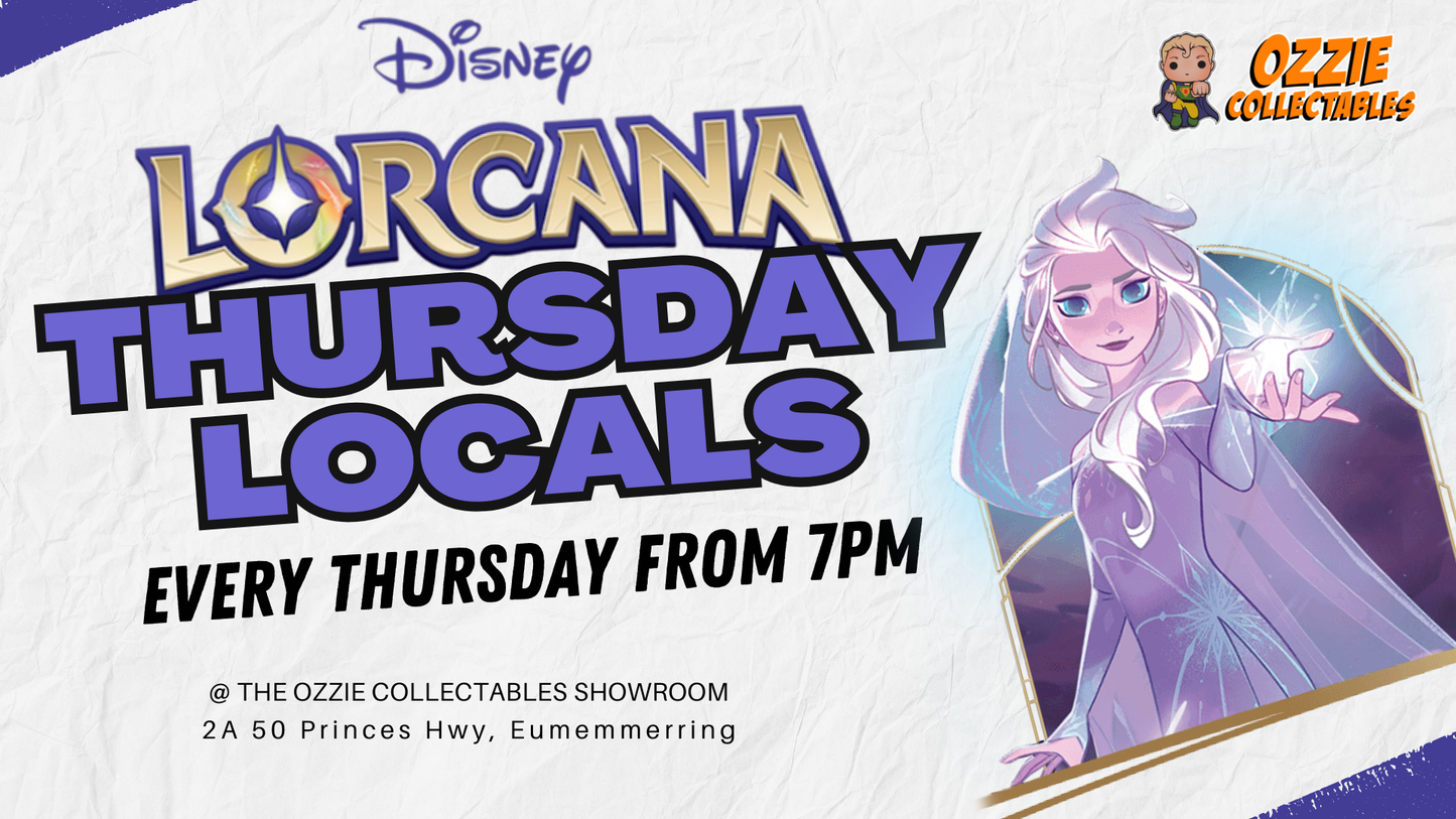 Disney Lorcana Locals Thursday 7pm