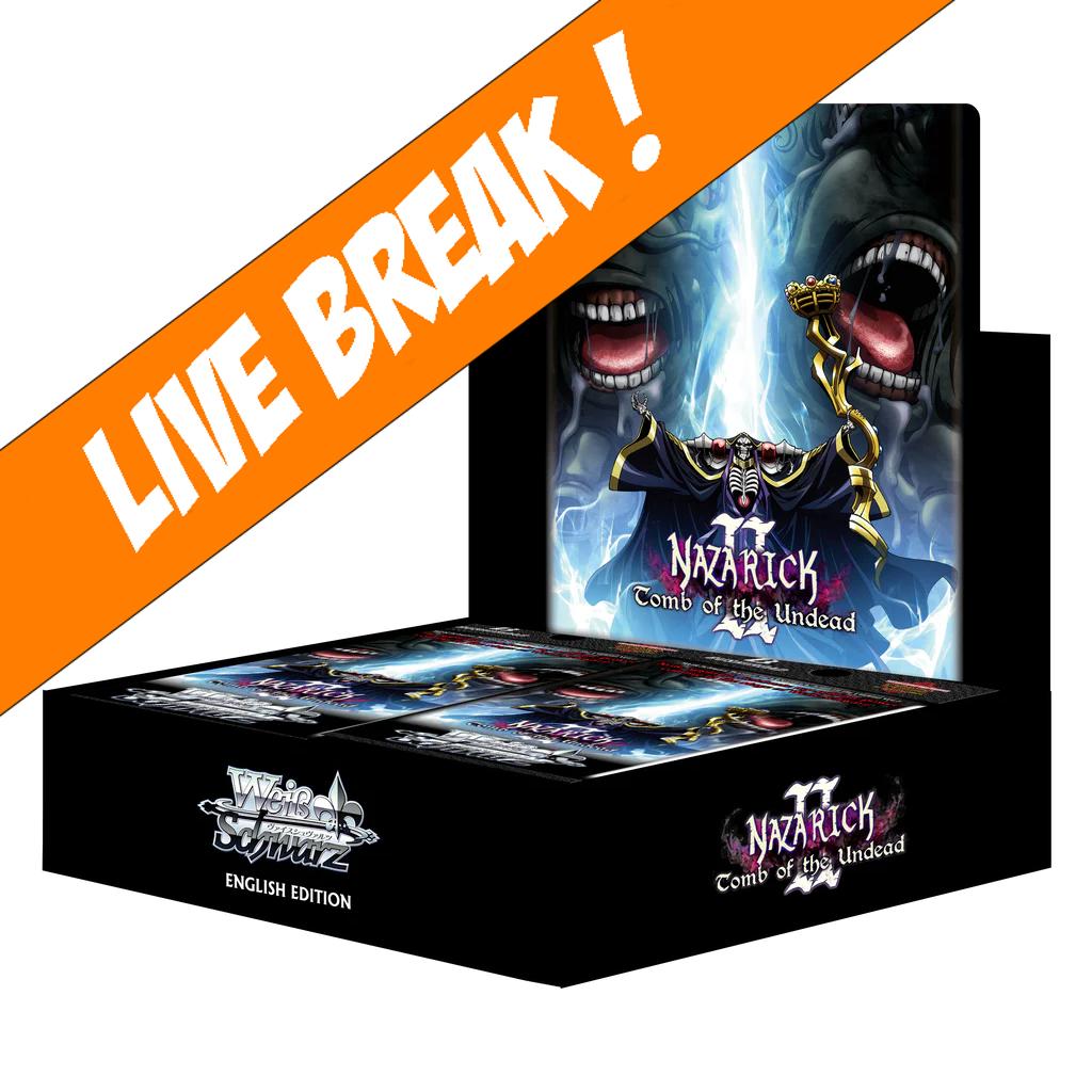 [ Live Break ] [Weiss Schwarz] Nazarick: Tomb of the Undead Vol.2 Booster Box - English Booster Box