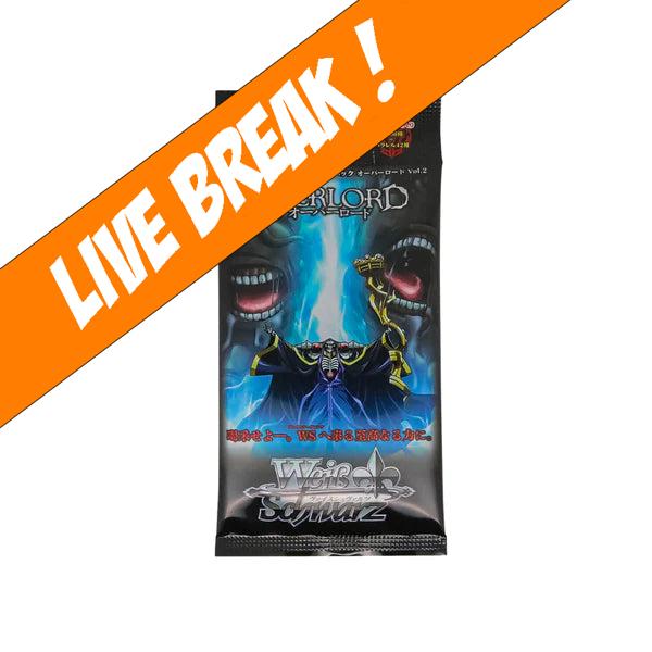 [ Live Break ] [Weiss Schwarz] Nazarick: Tomb of the Undead Vol.2 Booster Pack - English Booster Pack