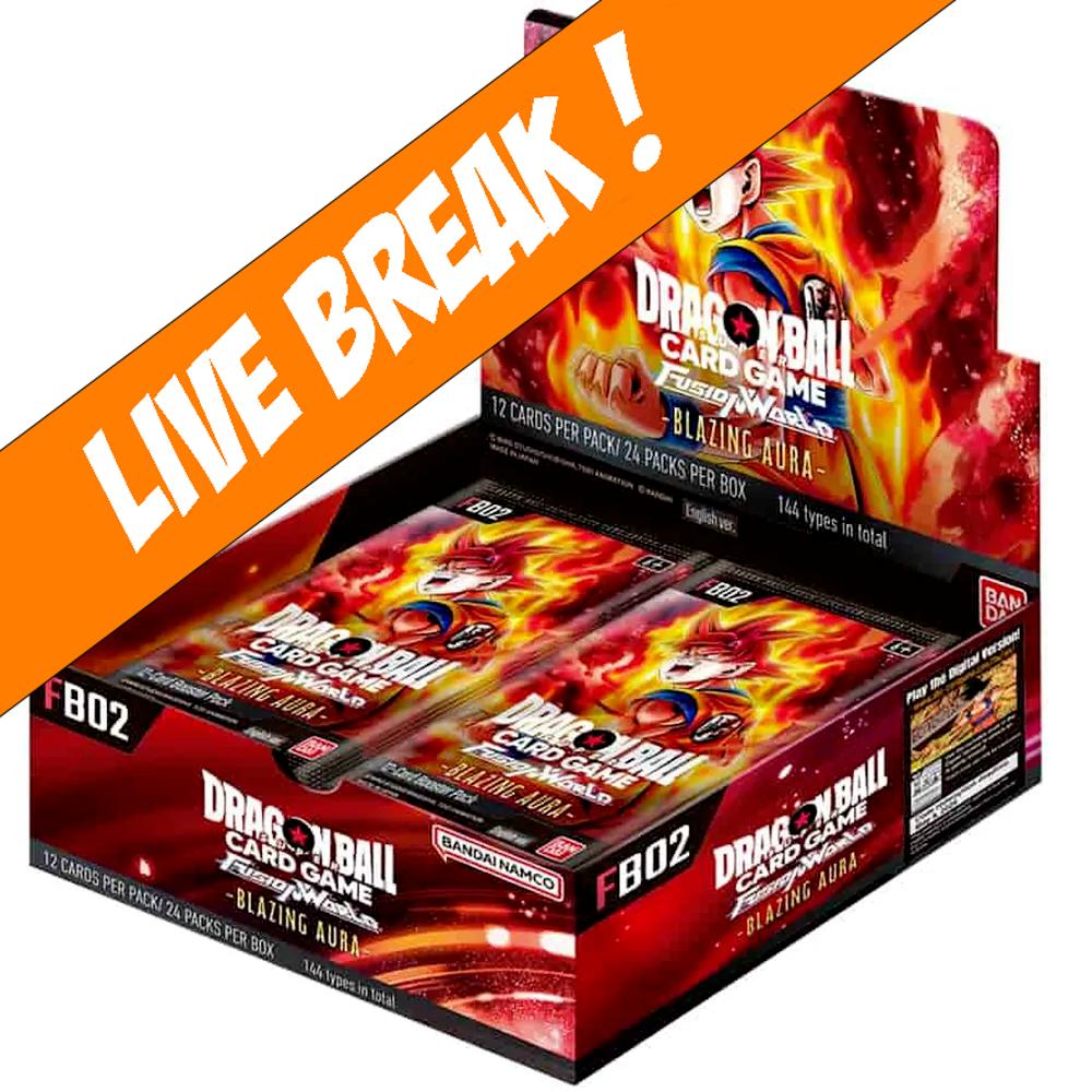 [ Live Break ] Dragon Ball Super Card Game - Fusion World Blazing Aura [FB02] Booster Box