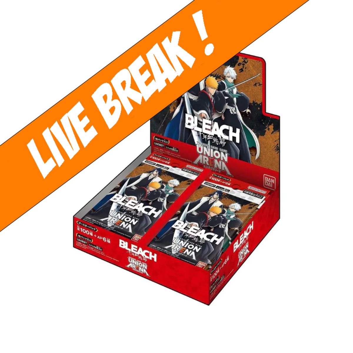 [ Live Break ] Union Arena - Bleach The Thousand Year Blood War TCG UA08BT [Japanese]  Booster Box