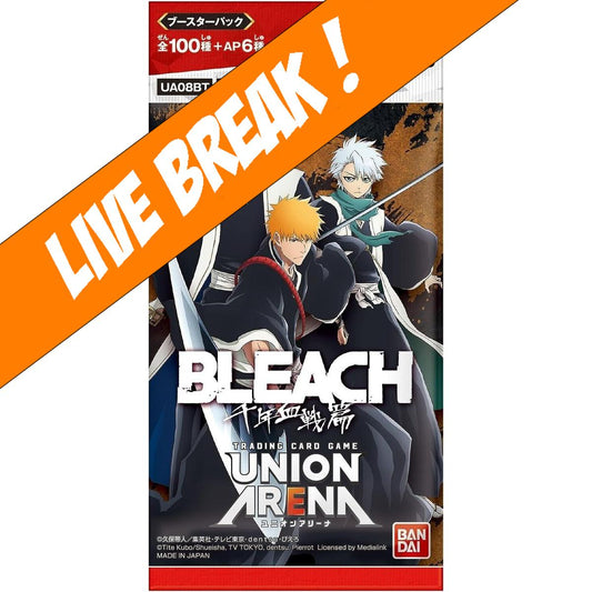 [ Live Break ] Union Arena - Bleach The Thousand Year Blood War TCG UA08BT [Japanese] Booster Pack