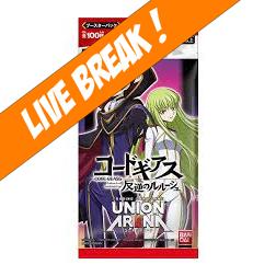 [ Live Break ] Union Arena TCG - Code Geass Lelouch of The Rebellion UA01BT (Japanese) Booster Pack