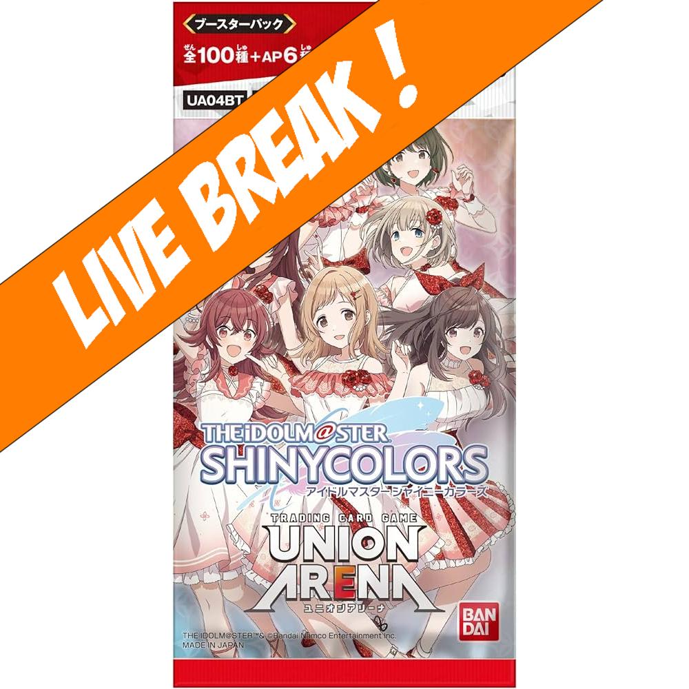 [ Live Break ] Union Arena - The Idolmaster Shiny Colors UA04BT [Japanese] Booster Pack