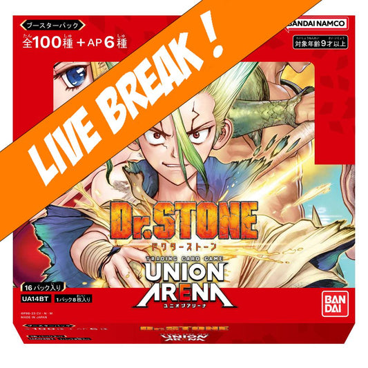 [ Live Break ] Union Arena TCG - Dr.Stone UA14BT (Japanese) Booster Box