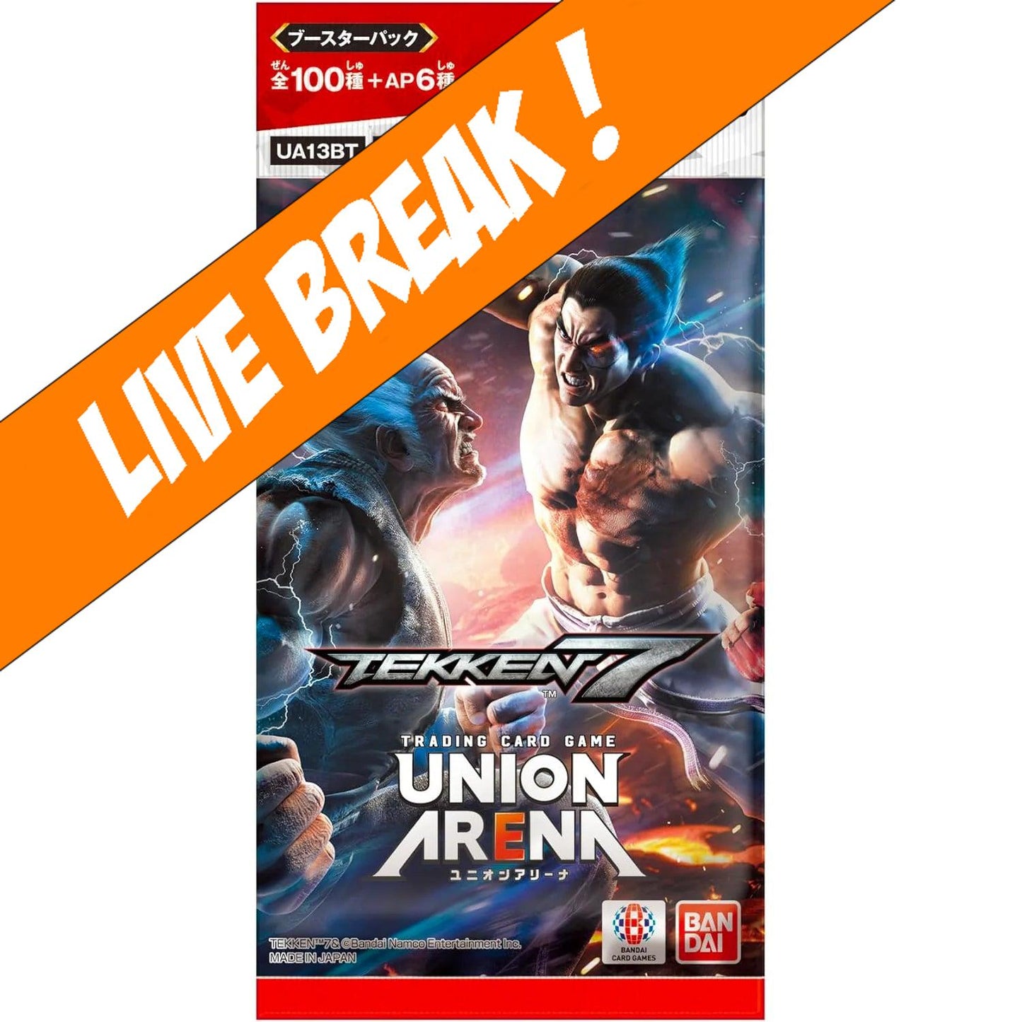 [ Live Break ] Union Arena - Tekken 7 UA13BT (Japanese) Booster Pack