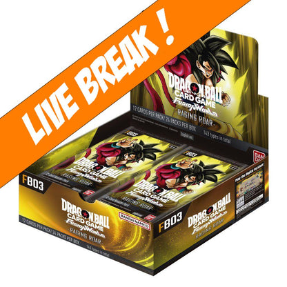 [ Live Break ] Dragon Ball Super Card Game - Fusion World Raging Roar [FB03] Booster Box