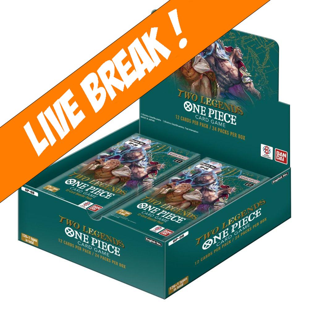 [ Live Break ] One Piece Card Game - Two Legends Booster Display [OP-08]