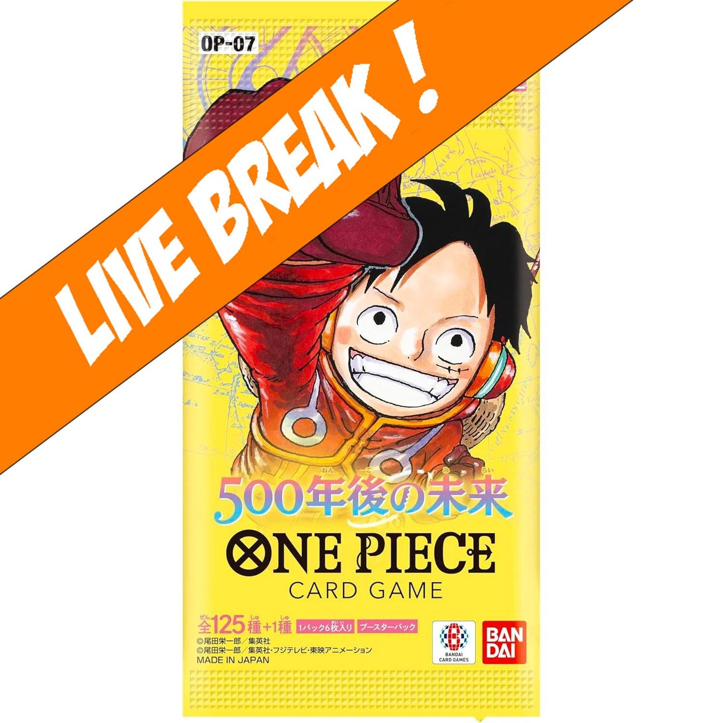 [ Live Break ] One Piece Card Game - 500 Years In The Future Booster Pack (Japanese)