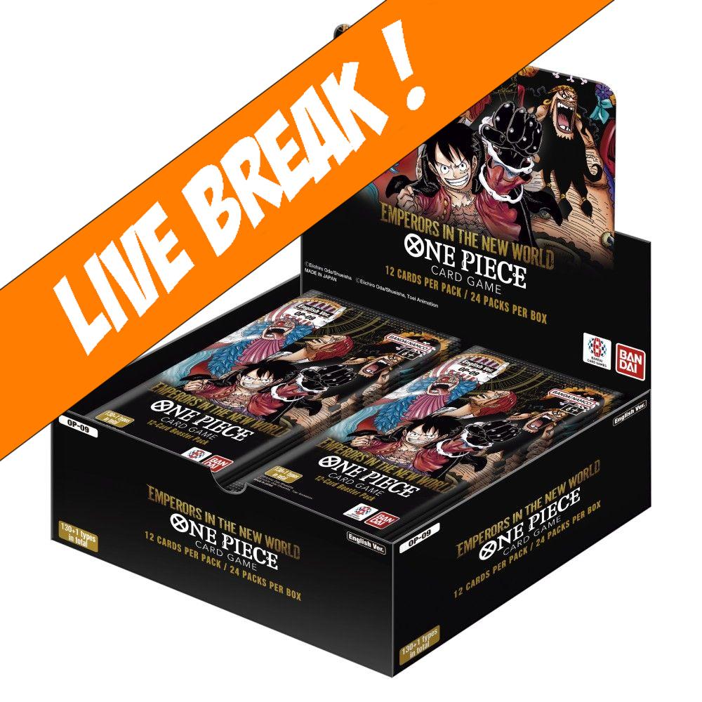 [ Live Break ] One Piece Card Game: Emperors in the New World  Booster Display [OP-09]