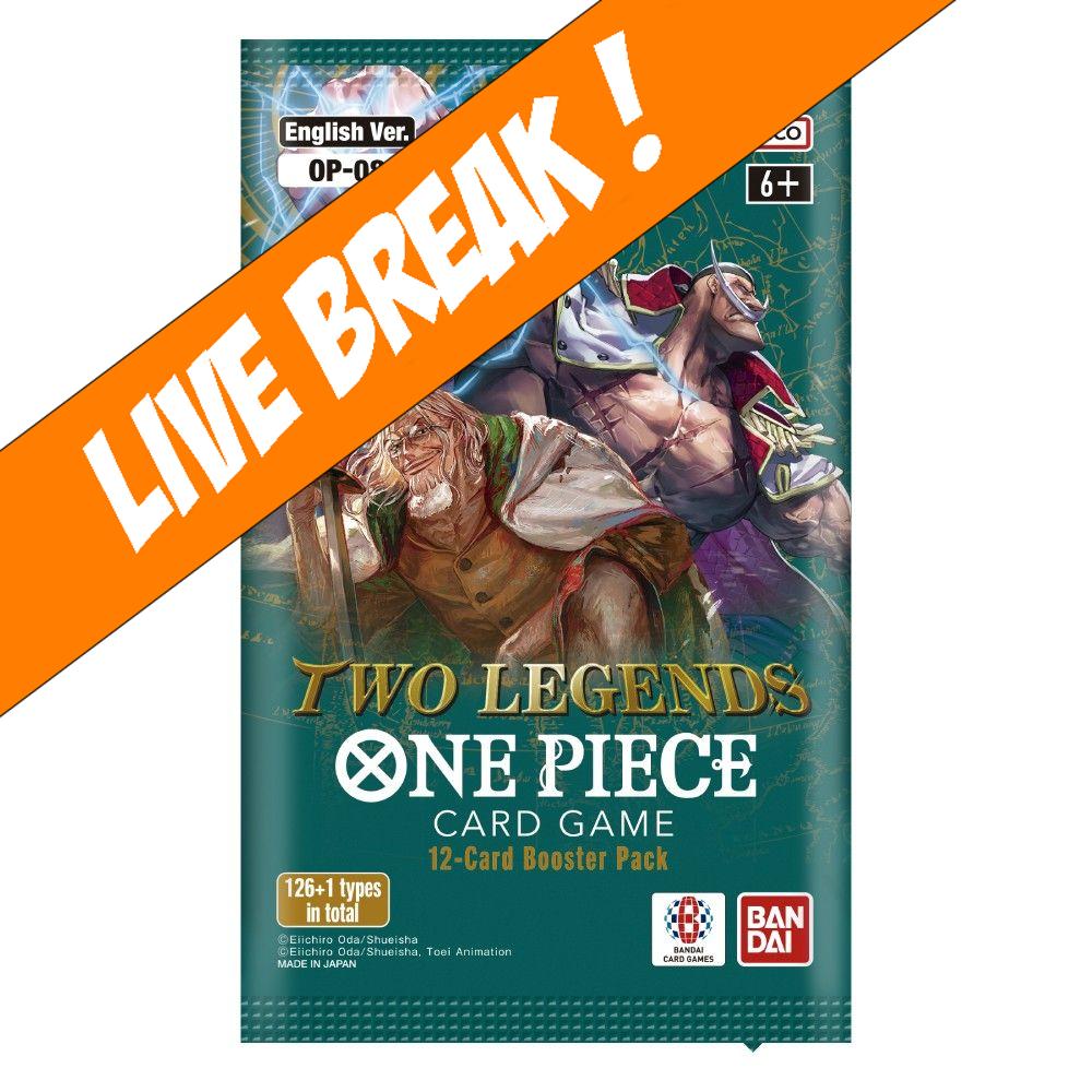 [ Live Break ] One Piece Card Game - Two Legends Booster Pack [OP-08]