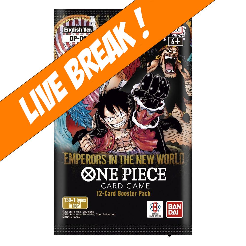 [ Live Break ] One Piece Card Game: Emperors in the New World Booster Pack [OP-09]