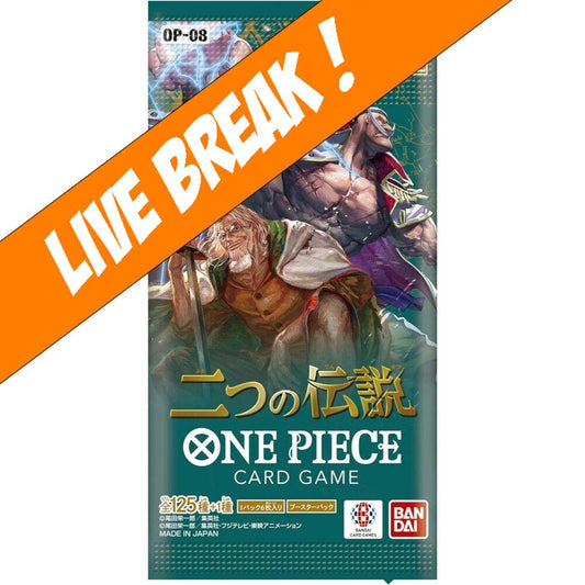 [ Live Break ] One Piece Card Game - Two Legends OP-08 Booster Pack (Japanese)