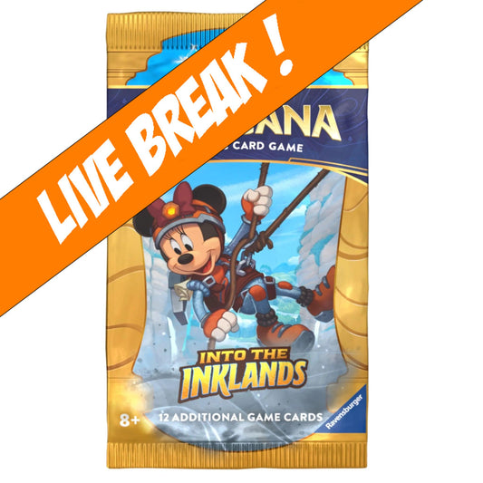 [ Live Break ] Disney Lorcana TCG - S3 Into The Inklands Booster Pack