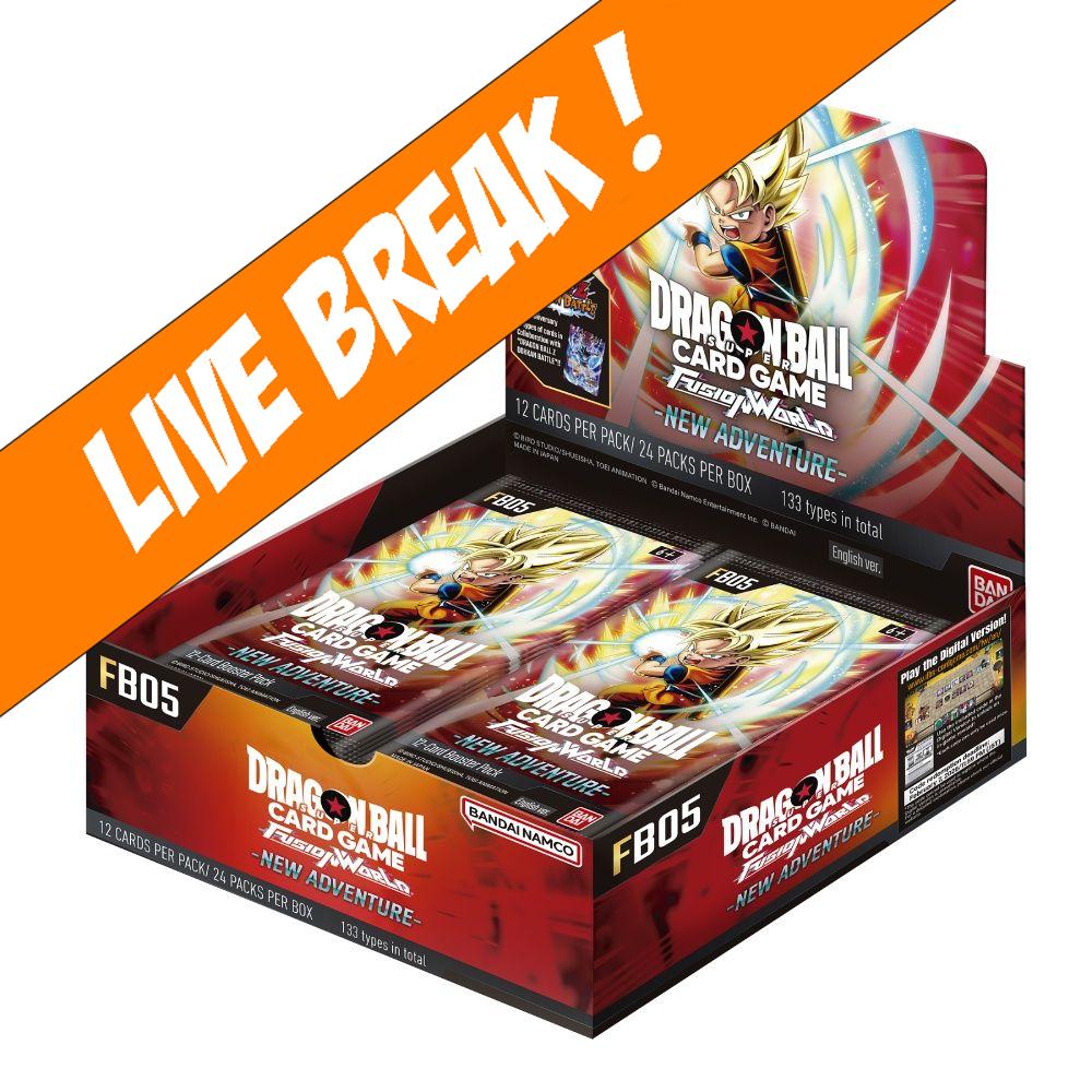 [ Live Break ] Dragon Ball Super Card Game - Fusion World New Adventure [FB05] Booster Box