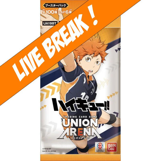 [ Live Break ] Union Arena - Haikyuu!! UA19BT Booster Pack [Japanese]