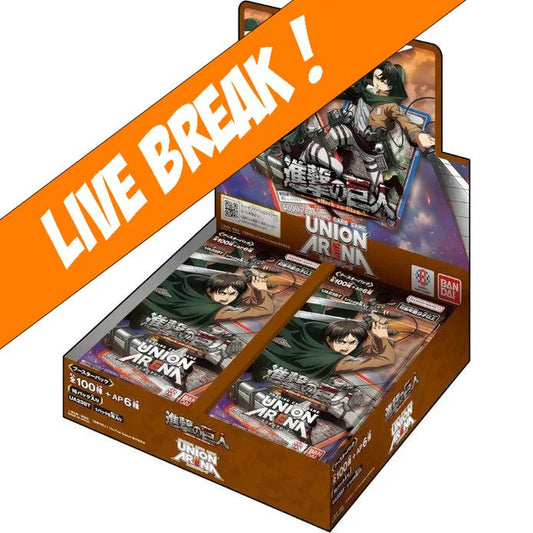 [ Live Break ] Union Arena TCG - Attack On Titan UA23BT Booster Box [Japanese]