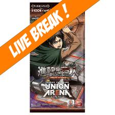 [ Live Break ] Union Arena - Attack On Titan UA23BT Booster Pack [Japanese]