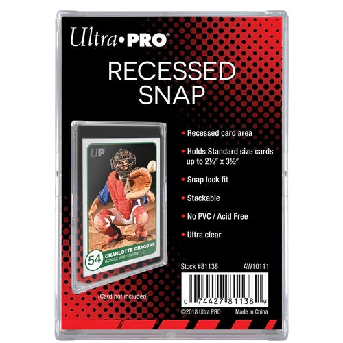 Ultra Pro: Recessed Snap Card Holder