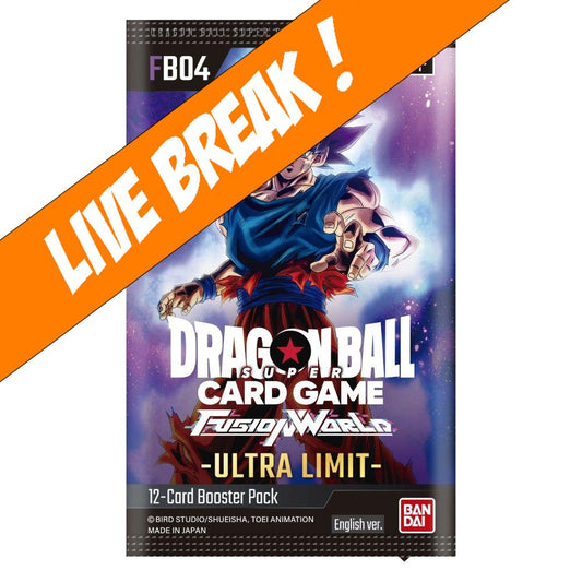 [ Live Break ] Dragon Ball Super Card Game - Fusion World Ultra Limit [FB04] Booster Pack