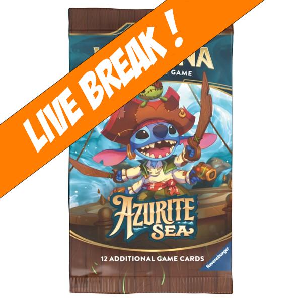 [ Live Break ] Disney Lorcana TCG - S6 Azurite Sea Booster Pack