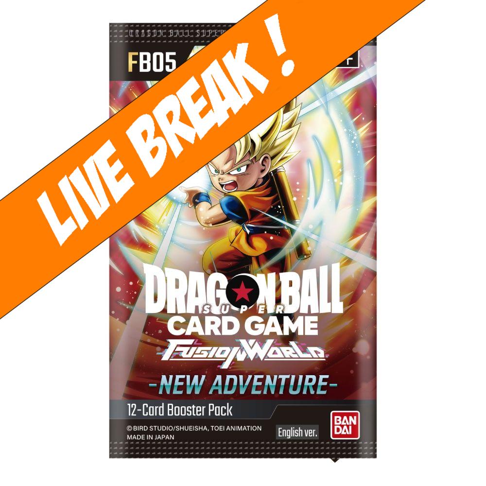 [ Live Break ] Dragon Ball Super Card Game - Fusion World New Adventure [FB05] Booster Pack