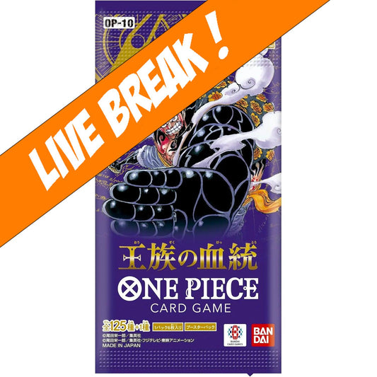 [ Live Break ] One Piece Card Game - Royal Blood OP-10 (Japanese) Booster Pack