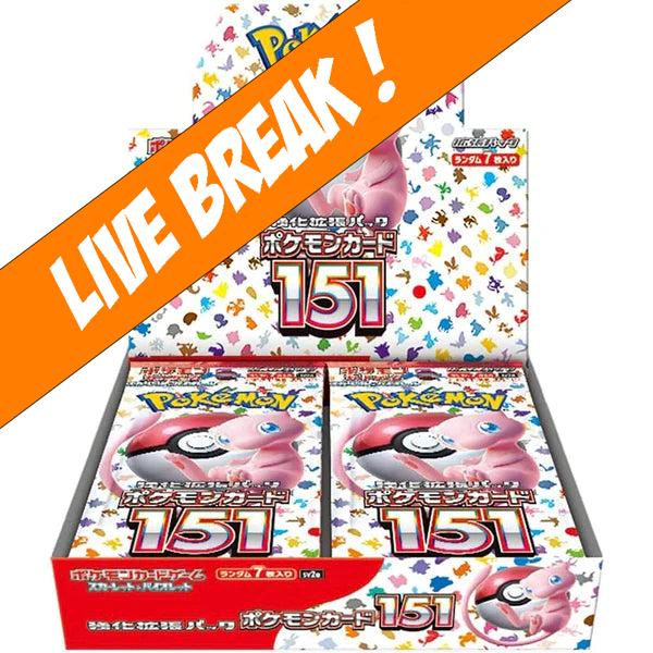 [ Live Break ] 151 - Pokémon TCG SV2a Japanese Booster Box