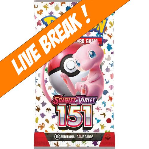 [ Live Break ] Pokemon 151 - Pokémon TCG Scarlet & Violet SV3.5 Booster Pack