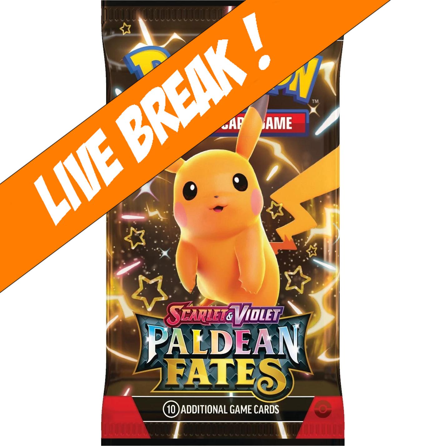 [ Live Break ] Paldean Fates - Pokémon TCG Scarlet & Violet 4.5  Booster Pack