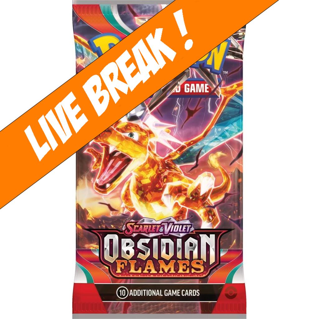 [ Live Break ] Obsidian Flames - Pokémon TCG Scarlet & Violet SV3 Booster Pack