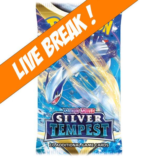 [ Live Break ] Silver Tempest - Pokémon TCG Sword & Shield SWSH12 Booster Pack