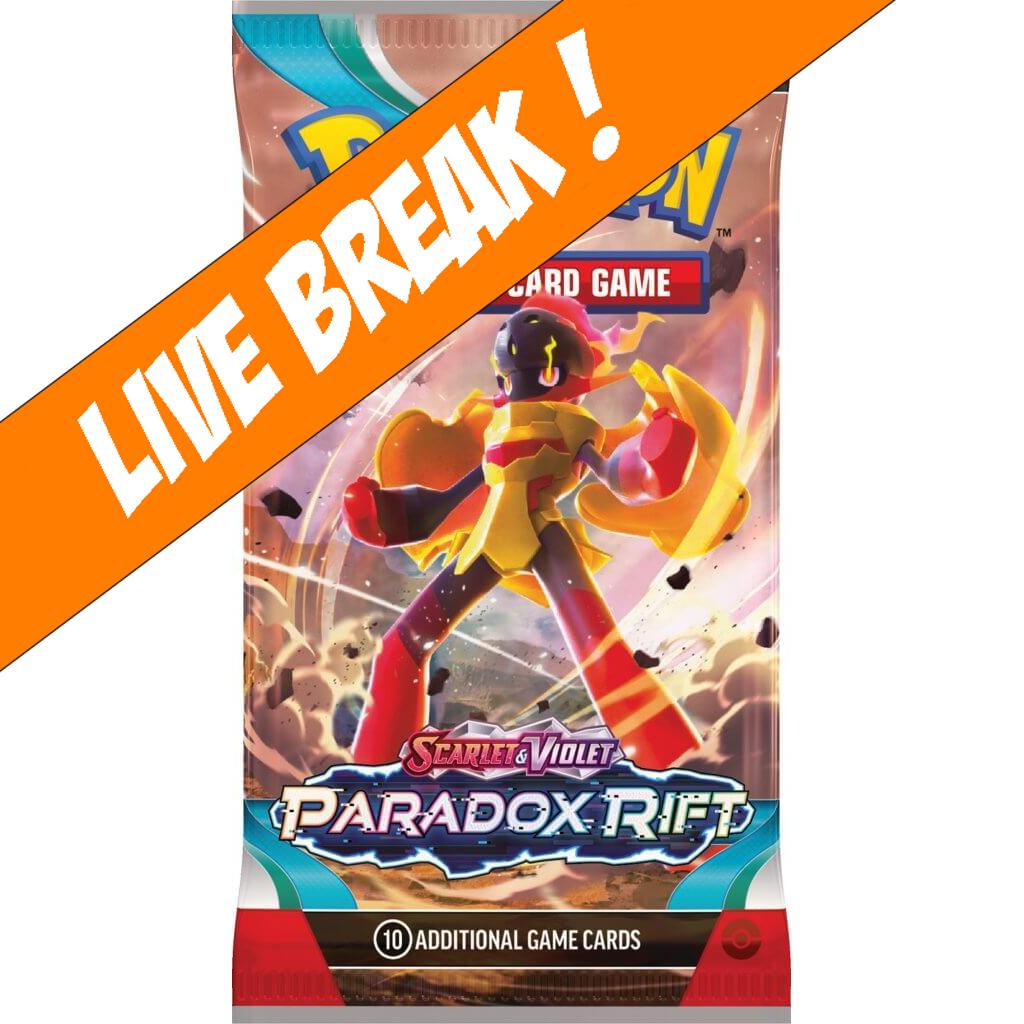 [ Live Break ] Paradox Rift - Pokémon TCG Scarlet & Violet SV4 Booster Pack