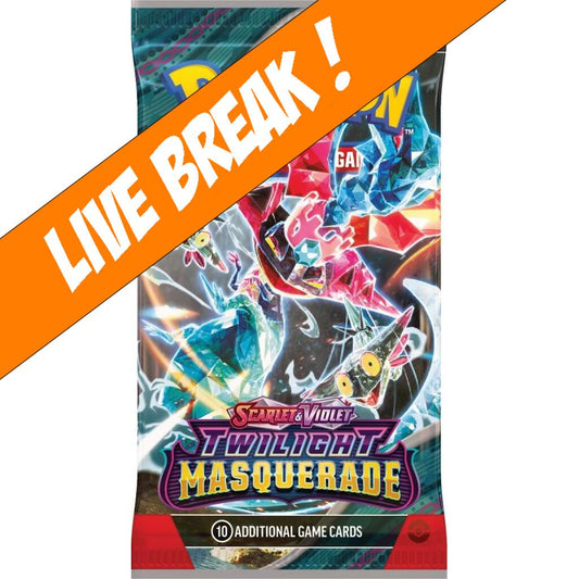 [ Live Break ] Twilight Masquerade - Pokémon TCG Scarlet & Violet SV6 Booster Pack