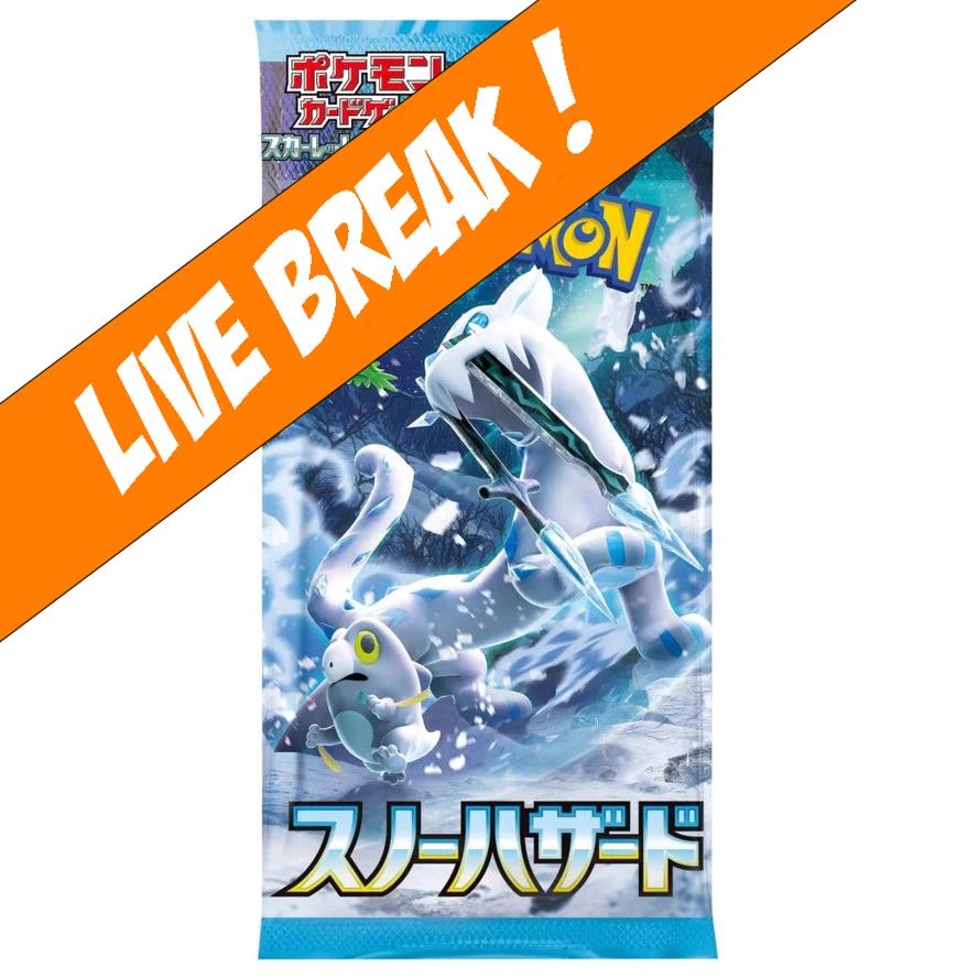 [ Live Break ] Snow Hazard -  Pokémon TCG Japanese Booster Pack