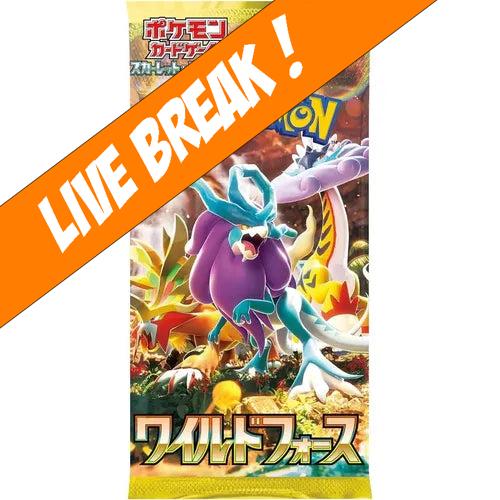 [ Live Break ] Wild Force - Pokémon TCG Scarlet & Violet SV5k Japanese Booster Pack