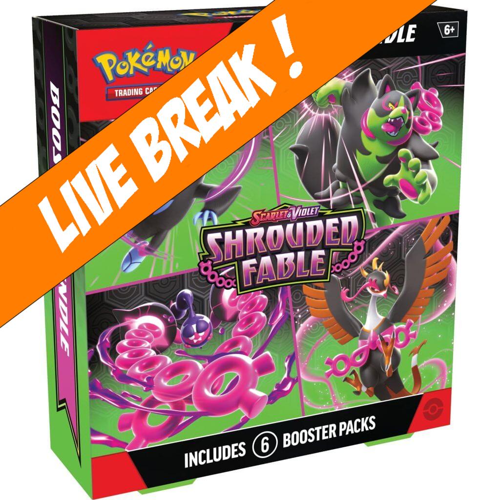 [ Live Break ] POKÉMON TCG Scarlet & Violet 6.5 Shrouded Fable Booster Bundle