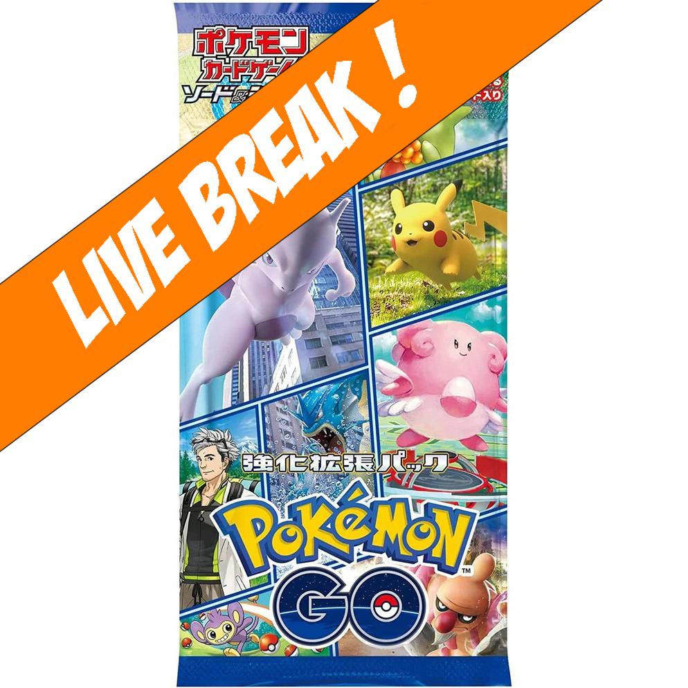 [ Live Break ] Pokémon GO - Pokémon TCG Sword & Shield S10b Japanese Booster Pack