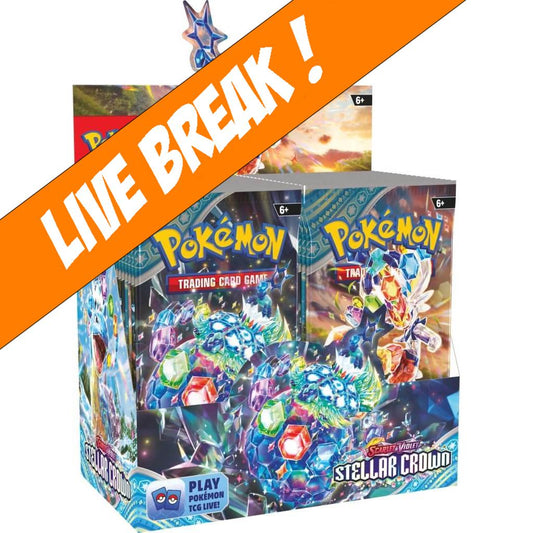 [ Live Break ] Stellar Crown - Pokémon TCG Scarlet & Violet SV7 Booster Box